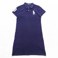 Polo Ralph Lauren Big Pony Polo Shirt Dress S Navy THE MESH MINI