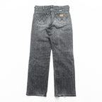 Wrangler ストレート デニムパンツ ジーンズ L グレー フェード ストレッチ W0433