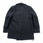 VINTAGE 90s US NAVY US Army Pea Coat L Black STERLINGWEAR OF BOSTON INC 8405-01-154-5789
