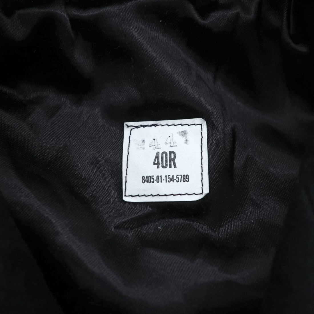 VINTAGE 90s US NAVY US Army Pea Coat L Black STERLINGWEAR OF BOSTON INC 8405-01-154-5789
