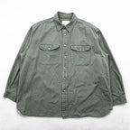 FILSON Duck Work Shirt, Size XL and up, Khaki, 12020