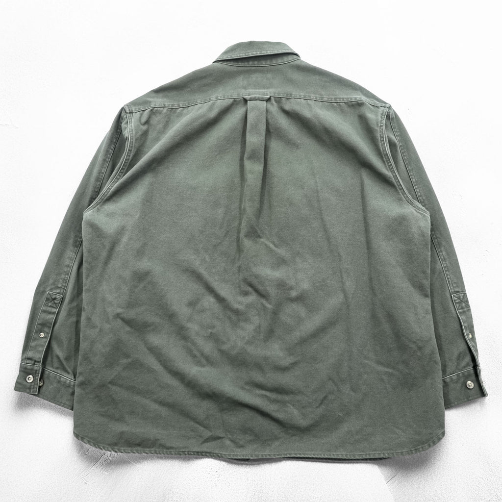 FILSON Duck Work Shirt, Size XL and up, Khaki, 12020