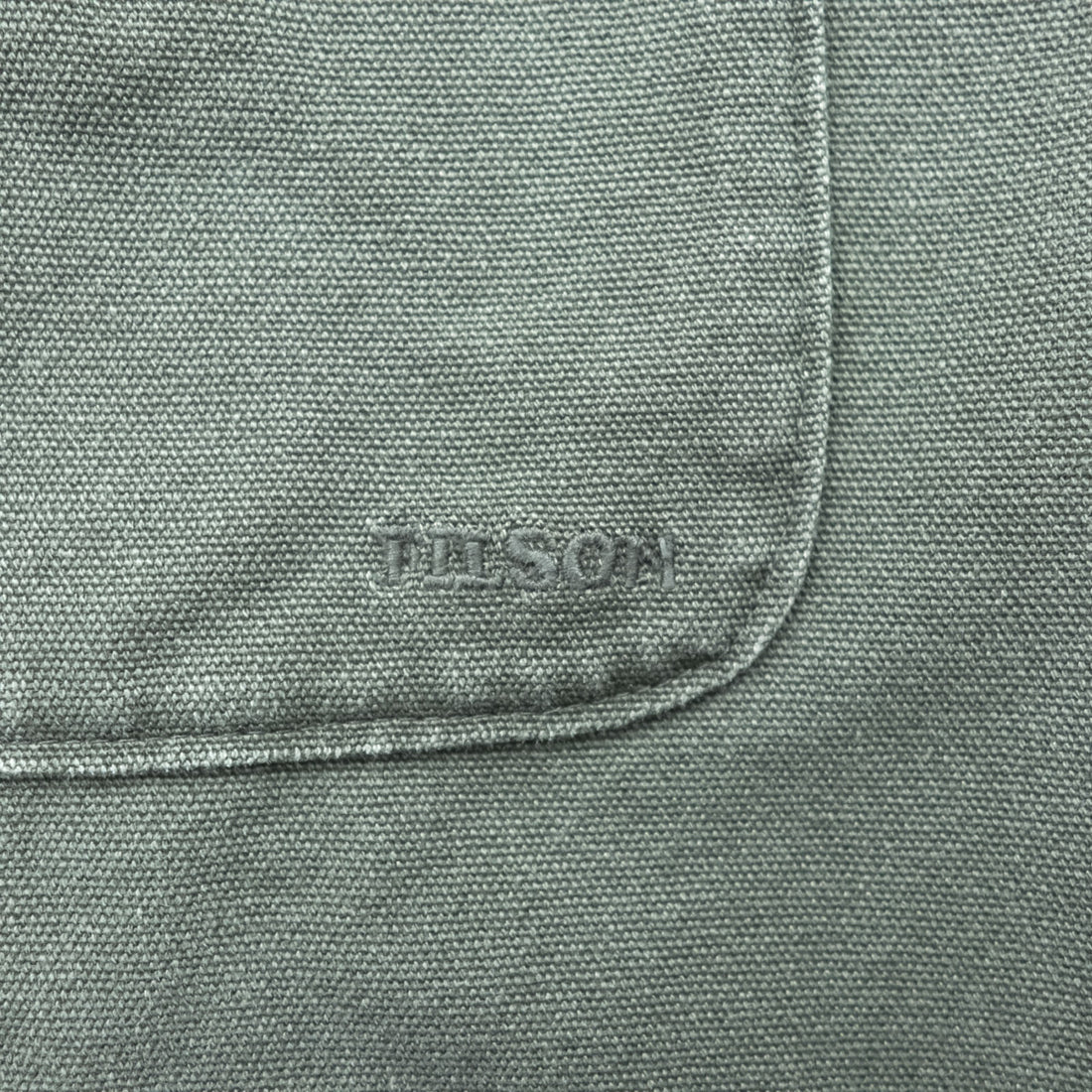 FILSON Duck Work Shirt, Size XL and up, Khaki, 12020
