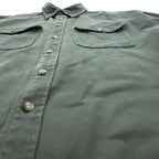 FILSON Duck Work Shirt, Size XL and up, Khaki, 12020