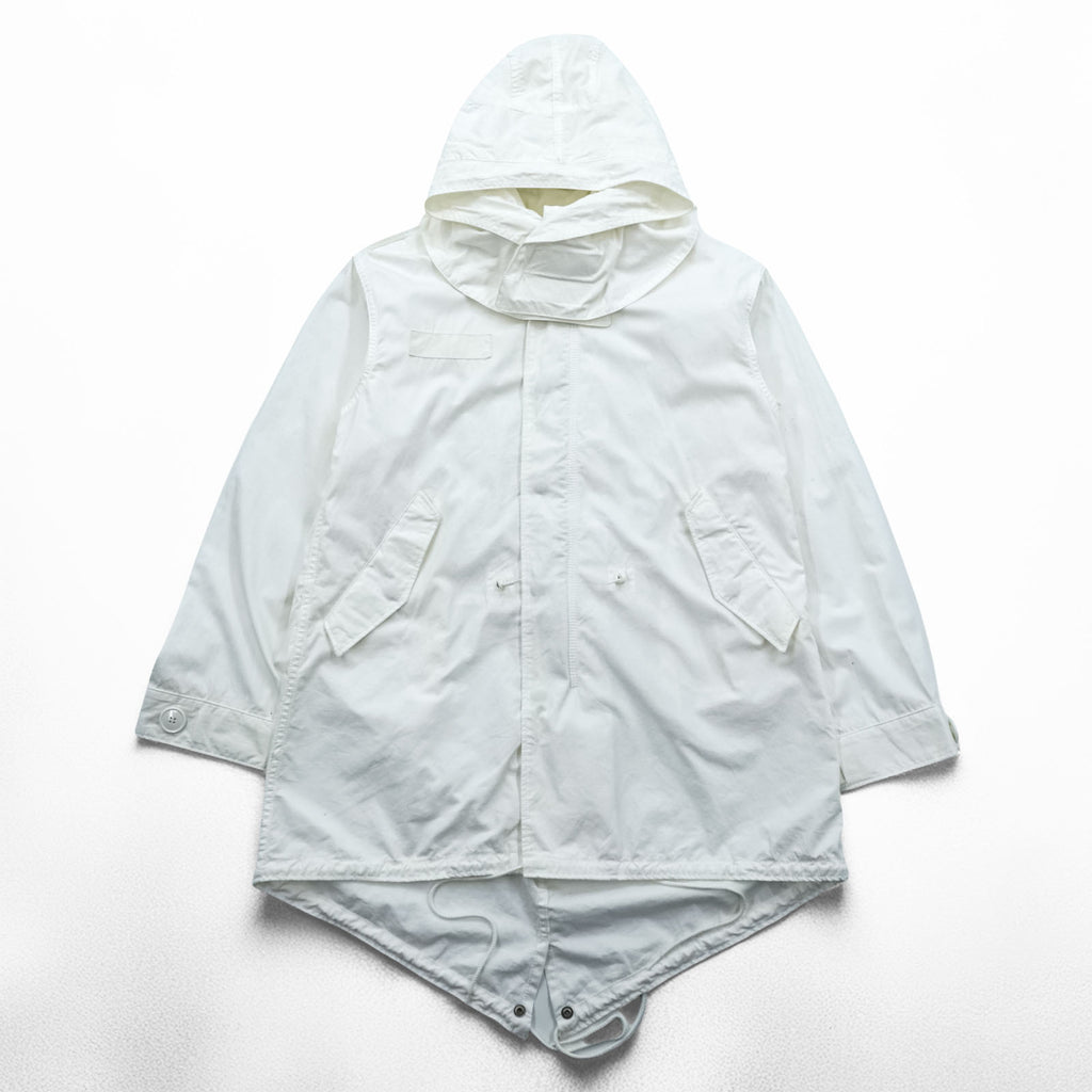 HOUSTON Japan Made M-65 Mod Parka L White Fishtail 5906M65