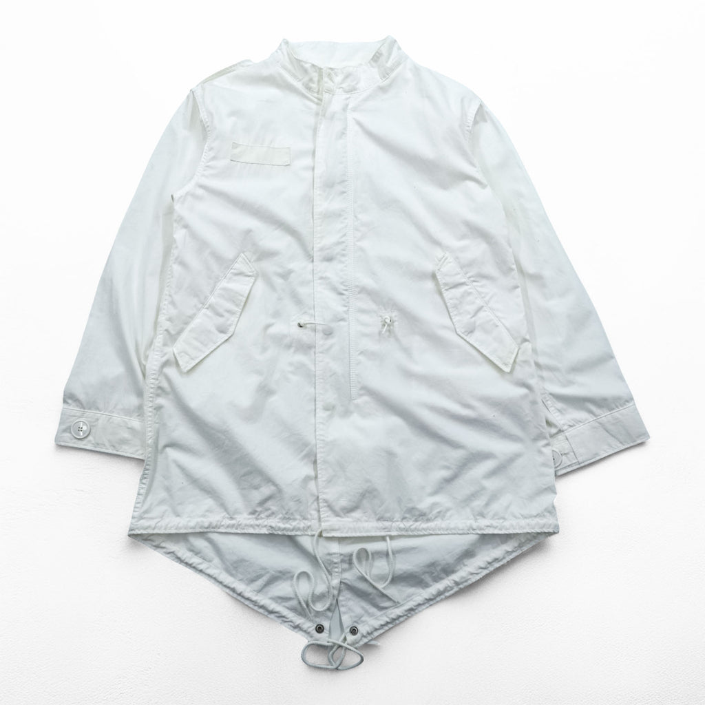 HOUSTON Japan Made M-65 Mod Parka L White Fishtail 5906M65