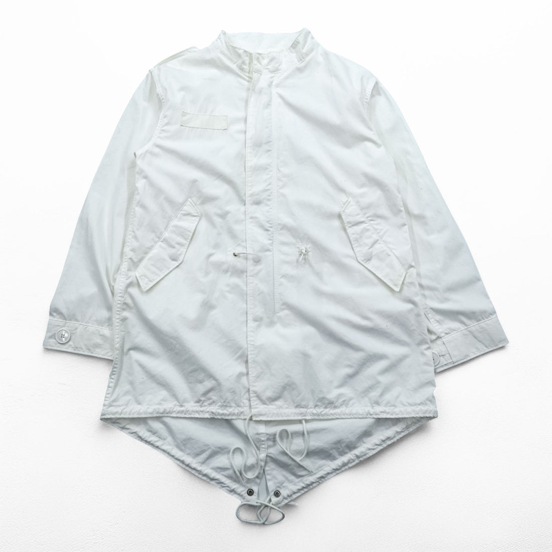 HOUSTON Japan Made M-65 Mod Parka L White Fishtail 5906M65