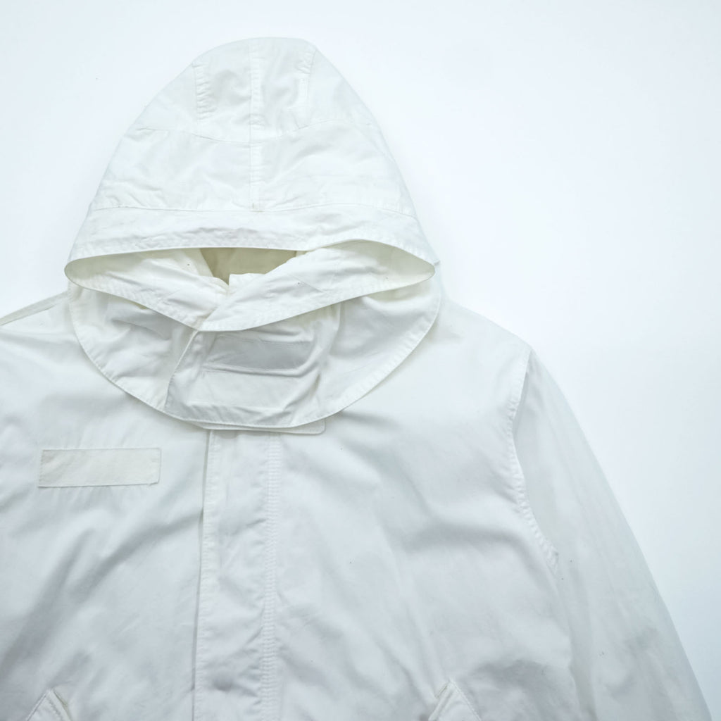 HOUSTON Japan Made M-65 Mod Parka L White Fishtail 5906M65