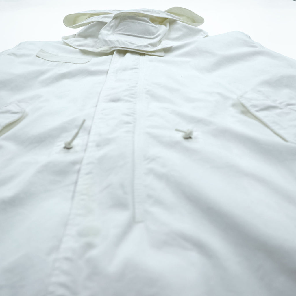 HOUSTON Japan Made M-65 Mod Parka L White Fishtail 5906M65