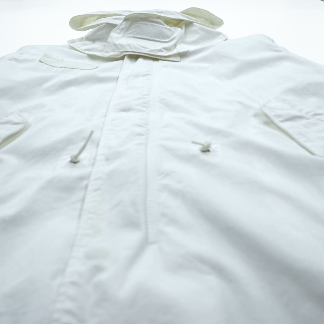 HOUSTON Japan Made M-65 Mod Parka L White Fishtail 5906M65