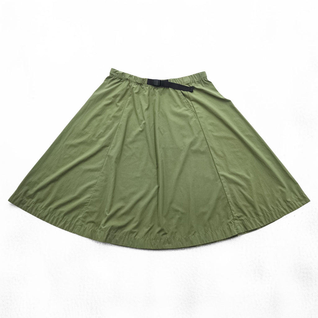 THE NORTH FACE Picnic Skirt M Khaki Waterproof with Belt NBW41705