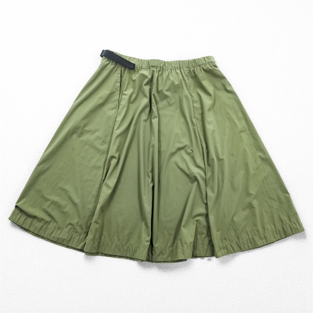 THE NORTH FACE Picnic Skirt M Khaki Waterproof with Belt NBW41705