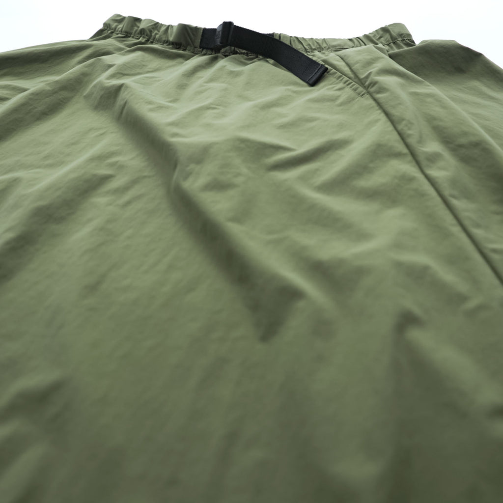 THE NORTH FACE Picnic Skirt M Khaki Waterproof with Belt NBW41705