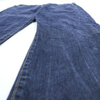 Levi Strauss 501 Big E Denim Pants Jeans, Size L, Dark Blue, Leather Patch, Button Fly, 00501-0162