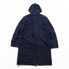 Vintage 70s VAN-JAC- 1970s Japan Made Coat, Size M, Navy, Tartan Checked Lining, Chin Strap, Ivy League/Traditional Style