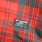 Vintage 70s VAN-JAC- 1970s Japan Made Coat, Size M, Navy, Tartan Checked Lining, Chin Strap, Ivy League/Traditional Style