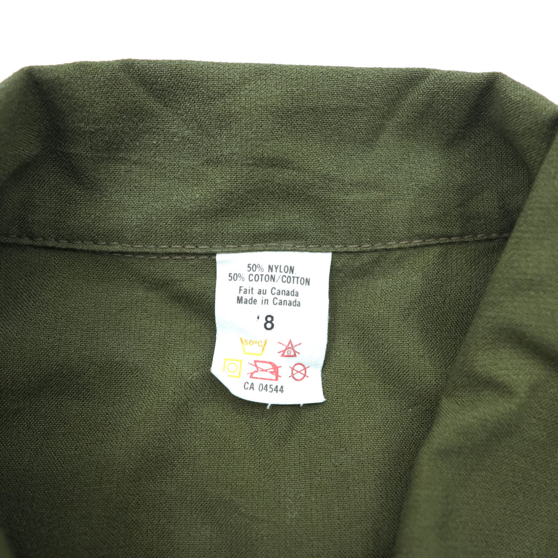 90年代 ヴィンテージ カナダ軍 MK2 コンバットジャケット フィールドジャケット M カーキ ドローコード エポレット ミリタリー カナダ製
