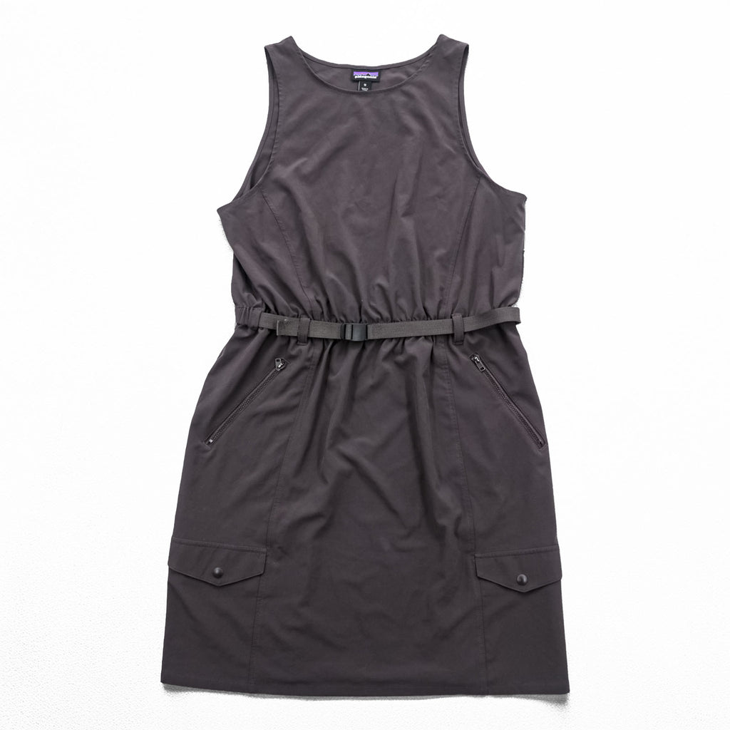Patagonia ベルテッド ワンピース M ストレッチ Fleetwith Belted Dress ベルト付き サイドポケット 75155