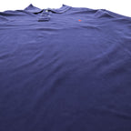 Polo Ralph Lauren 90年代 長袖ポロシャツ ラガーシャツ 2XL ネイビー 鹿の子 スモールポニー刺繍