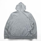 Polo Ralph Lauren 90s Reverse Weave Zip Up Hoodie XL~ Gray with Small Pony Embroidery