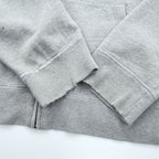 Polo Ralph Lauren 90s Reverse Weave Zip Up Hoodie XL~ Gray with Small Pony Embroidery