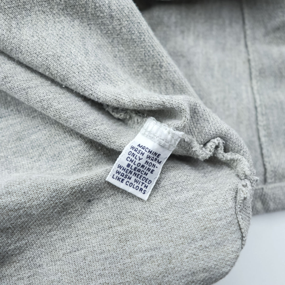 Polo Ralph Lauren 90年代 長袖ポロシャツ ラガーシャツ XL グレー 鹿の子 スモールポニー刺繍