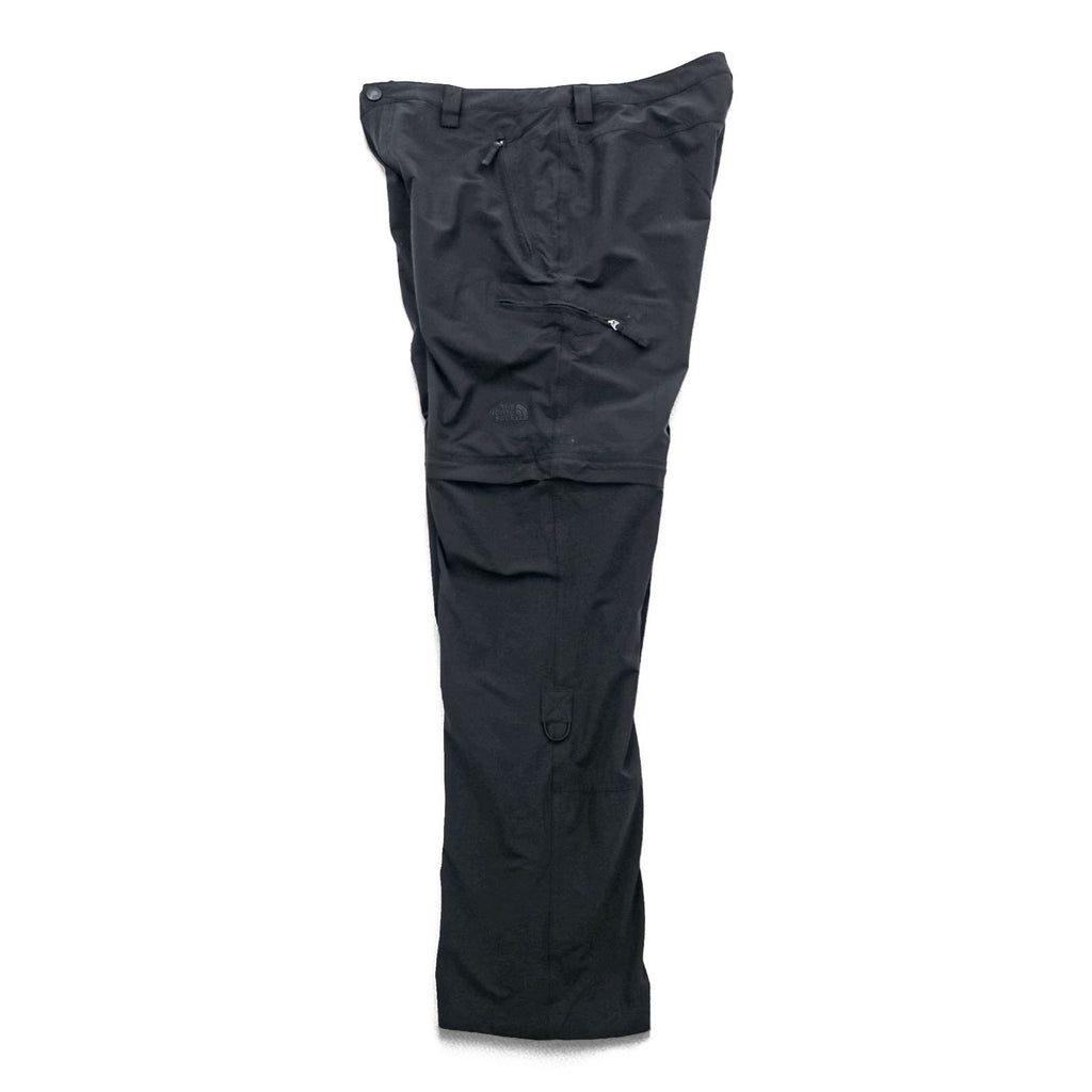 THE NORTH FACE Outdoor 2-Way Convertible Long Pants Shorts L Black Wanderhose Trekkinghose US Standard A6NH