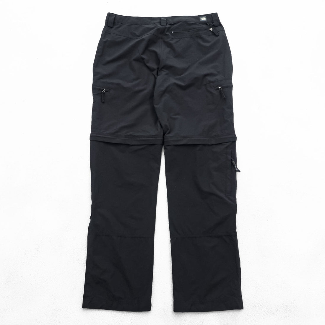 THE NORTH FACE Outdoor 2-Way Convertible Long Pants Shorts L Black Wanderhose Trekkinghose US Standard A6NH