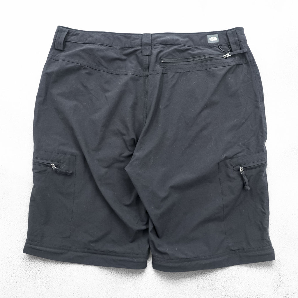 THE NORTH FACE Outdoor 2-Way Convertible Long Pants Shorts L Black Wanderhose Trekkinghose US Standard A6NH