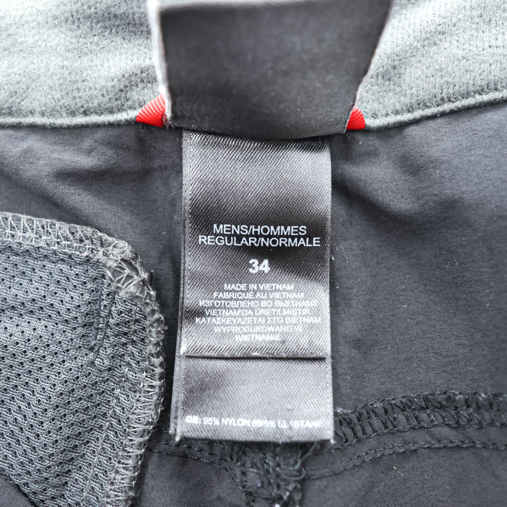 THE NORTH FACE Outdoor 2-Way Convertible Long Pants Shorts L Black Wanderhose Trekkinghose US Standard A6NH