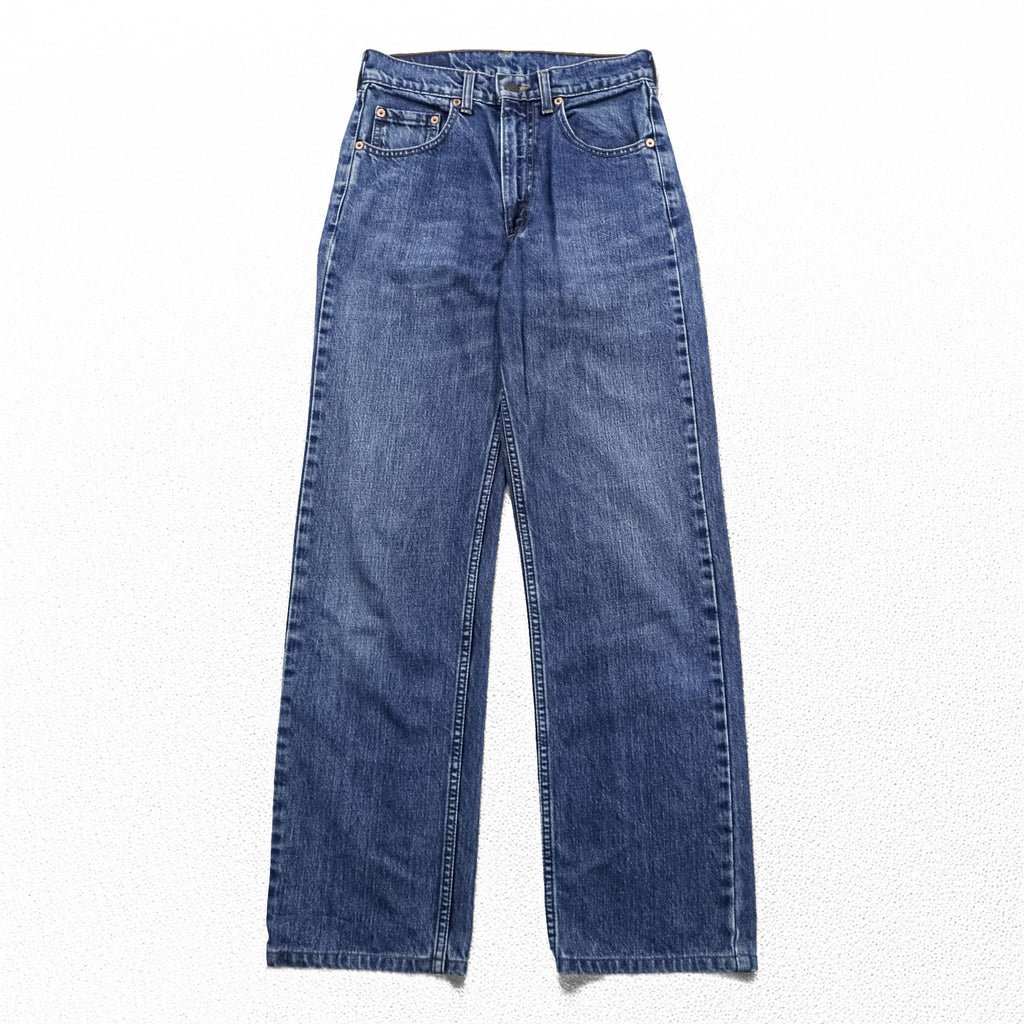 Levi Strauss 90s 512 Denim Pants Jeans XS Blue Button back 359 512-02