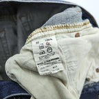 Levi Strauss 90s 512 Denim Pants Jeans XS Blue Button back 359 512-02