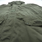 70s French Military Vintage M-64 Mod Parka Field Parka XL Drawstring AILEE Zipper Military