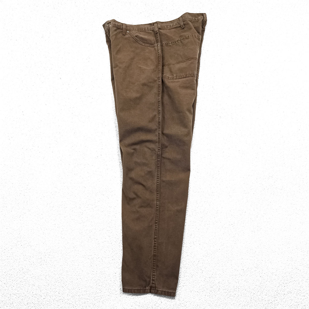 Dickies Relaxed Fit Dungaree Denim Pants Jeans Size L Brown Unused ED218STB