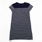 Polo Ralph Lauren ボーダー 半袖 Tシャツ ワンピース S ネイビー ホワイト コットン