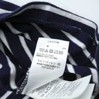Polo Ralph Lauren ボーダー 半袖 Tシャツ ワンピース S ネイビー ホワイト コットン
