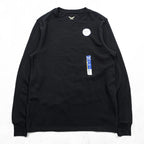 Faded Glory サーマル ロングスリーブ Tシャツ M ブラック ワッフル コットン 長袖 ロンT 未使用品
