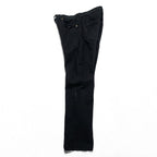 Levi's 501 ビッグE デニムパンツ ジーンズ M ブラック ストレート レザーパッチ ボタンフライ PREMIUM 00501-0165