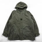 French Army F2 Field Parka Olive Hooded Fleece Lined J.Veyrier Paris 1992 Size 104C Vintage