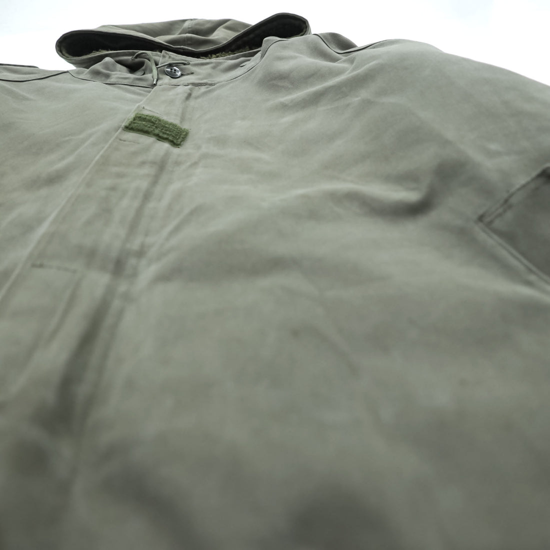 French Army F2 Field Parka Olive Hooded Fleece Lined J.Veyrier Paris 1992 Size 104C Vintage