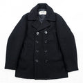 Schott USA製 ピーコート U.S.740N PEA JACKET メルトン ウール L ダークネイビー ミリタリー