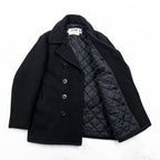 Schott USA製 ピーコート U.S.740N PEA JACKET メルトン ウール L ダークネイビー ミリタリー