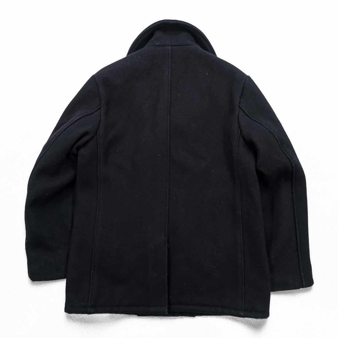 Schott USA製 ピーコート U.S.740N PEA JACKET メルトン ウール L ダークネイビー ミリタリー