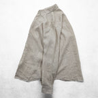 Tasso Elba リネンシャツ 長袖シャツ XL ベージュ 麻100%