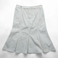LAUREN RALPH LAUREN 90年代 ヴィンテージ マーメイドスカート XL ホワイト デニム フレア LAUREN JEANS CO.