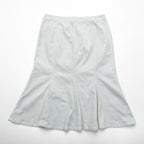LAUREN RALPH LAUREN 90年代 ヴィンテージ マーメイドスカート XL ホワイト デニム フレア LAUREN JEANS CO.