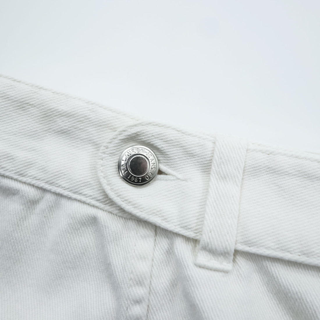 LAUREN RALPH LAUREN 90年代 ヴィンテージ マーメイドスカート XL ホワイト デニム フレア LAUREN JEANS CO.