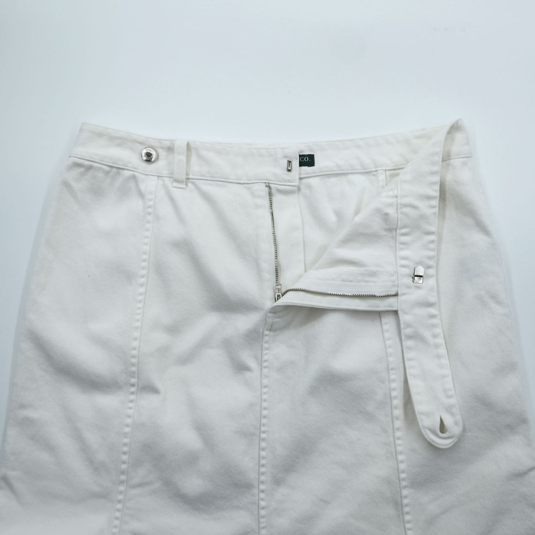 LAUREN RALPH LAUREN 90年代 ヴィンテージ マーメイドスカート XL ホワイト デニム フレア LAUREN JEANS CO.