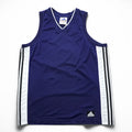 adidas 90s Vintage Game Shirt Tank Top, Size M, Navy, with International Flag Tag