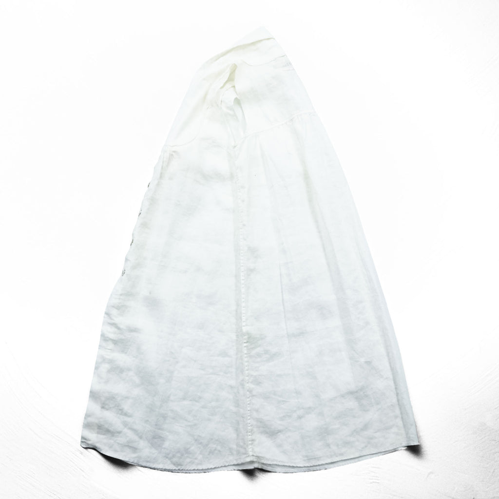 KAPITAL Japan Made Linen Sleeveless Dress S White Shirt
